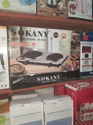 Sokany Electric Stove 2 Burner