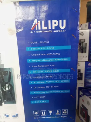 AILIPU Multimedia Speaker With Strong Deep Bass and AC/DC