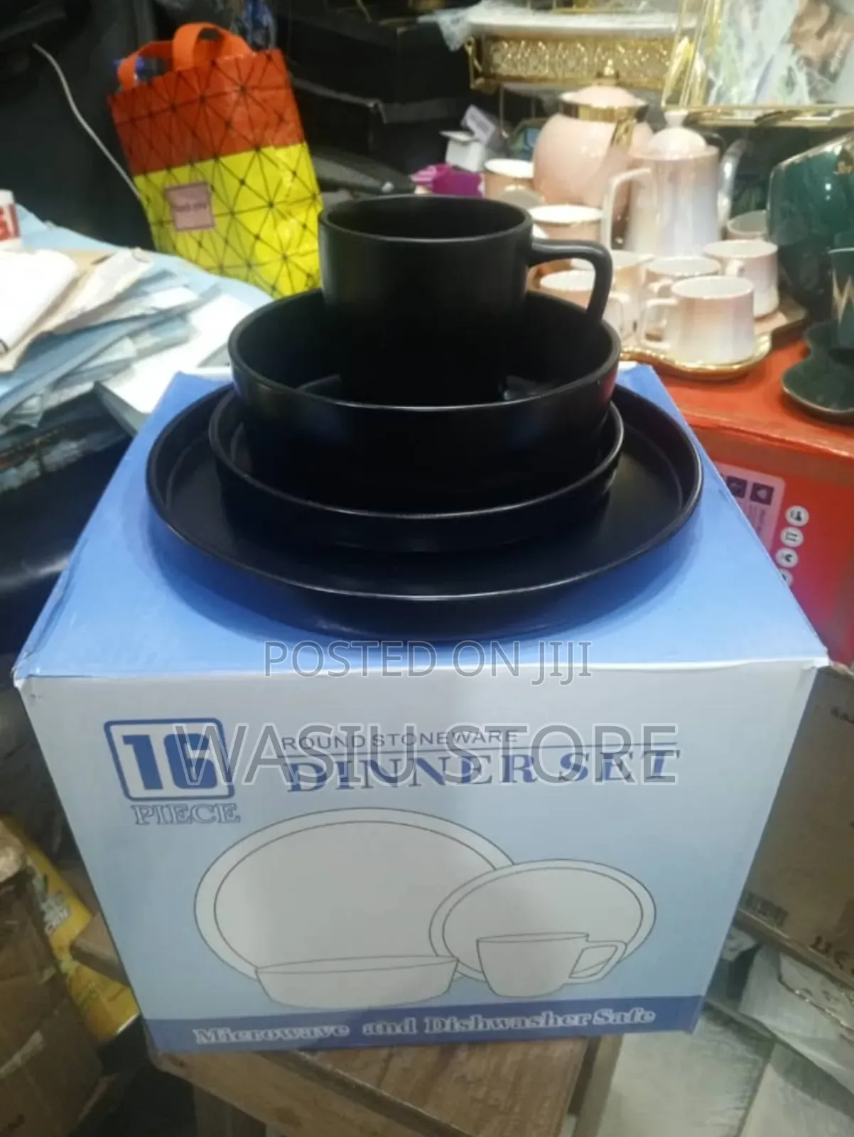 Original 16 Pieces Dinner Set Black