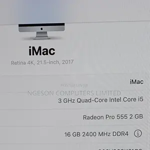 Desktop Computer Apple iMac 16GB Intel Core i5 SSD 256GB