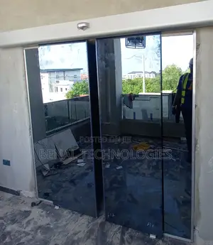 Motion-Activated Glass Sliding Door