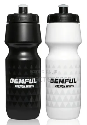 GEMFUL Biking Sports Water Bottles BPA Free Squeeze 2 Pack