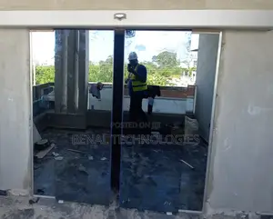 No-Touch Sliding Glass Door