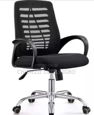 Mesh And Fabric Office Swivel Chair