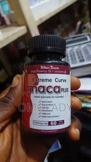 High Potency Extreme Curve Maca Plus - 7500mg - 60 Capsules