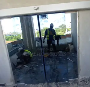 Touchless Glass Entry Door