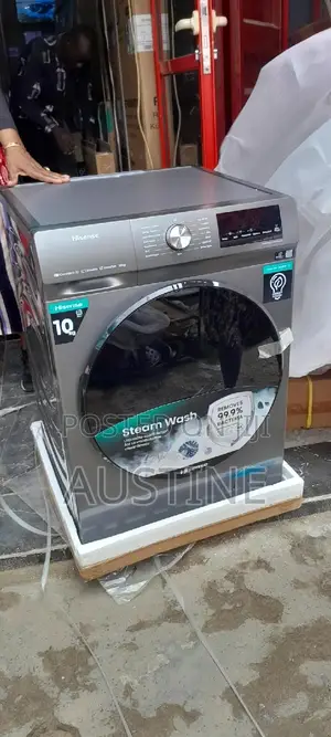 Brand New Hisense 10kg Automatic Front Loader Washing Machin