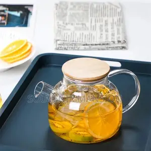 1000ml Transparent Borosilicate Tea and Pot