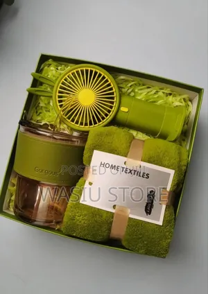 3 in 1 Gift Pack (Mini Fan, Cup and Towel)
