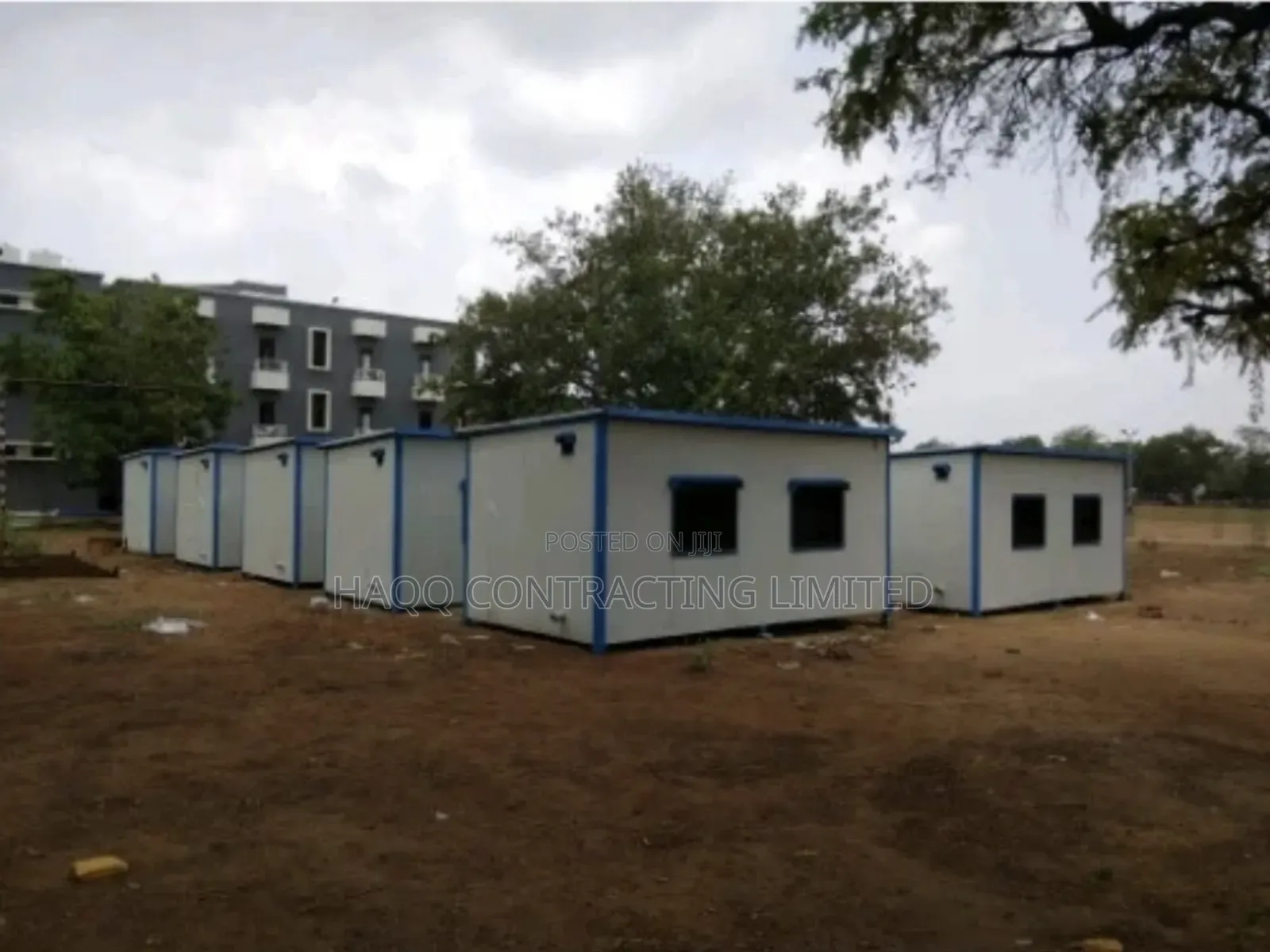 Steel Frame Rectangular Portacabin Site Office