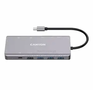 Canyon Usb-C Hub Ds-12 13in1 DRK Grey