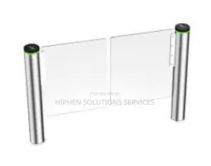 Outdoor Glass Swing Turnstile Gate