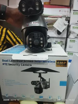 6mp Dual Lens Dual Screen Wireless PTZ Security Camera