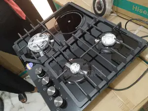 Polystar 3 Burner + 1 Hot Plate Gas Hob-Pv-Gt60g3h