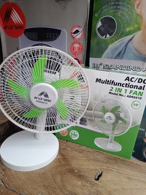 {2 in 1} 10" Andrakk Rechargeable Table/Orbit Fan