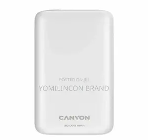 Canyon Power Bank 30000mah Pb-301 White
