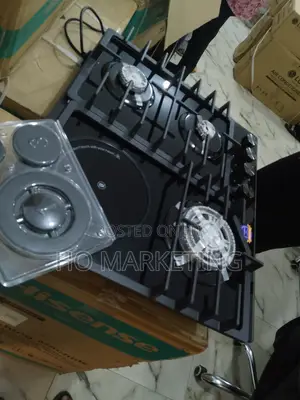 First Choice Polystar 3 Burner +1 Hot Plate Gas Hob-Pv-Gt60g