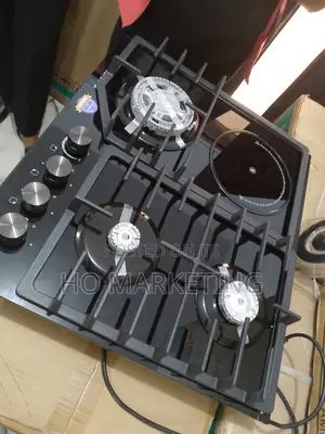 Market Best Polystar 3 Burner +1 Hot Plate Gas Hob
