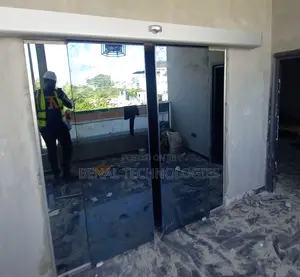 Sensor-Guided Sliding Glass Door