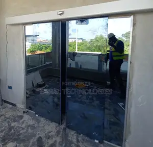 Glass Entry Door With Motion Sensor