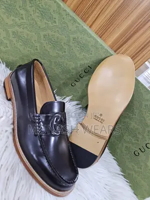 Italian Leather Original Gucci Loafers