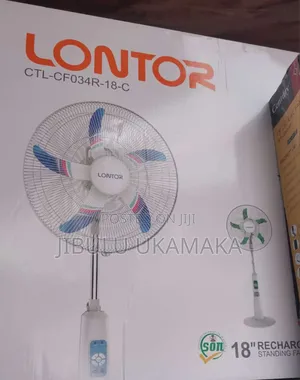 18* Rechargeable Standing Fan