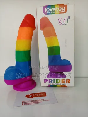 Multi Colored Dildo 8.0"