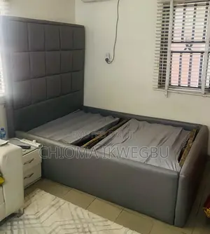 4.5x6 Bedframe With Side Drawer