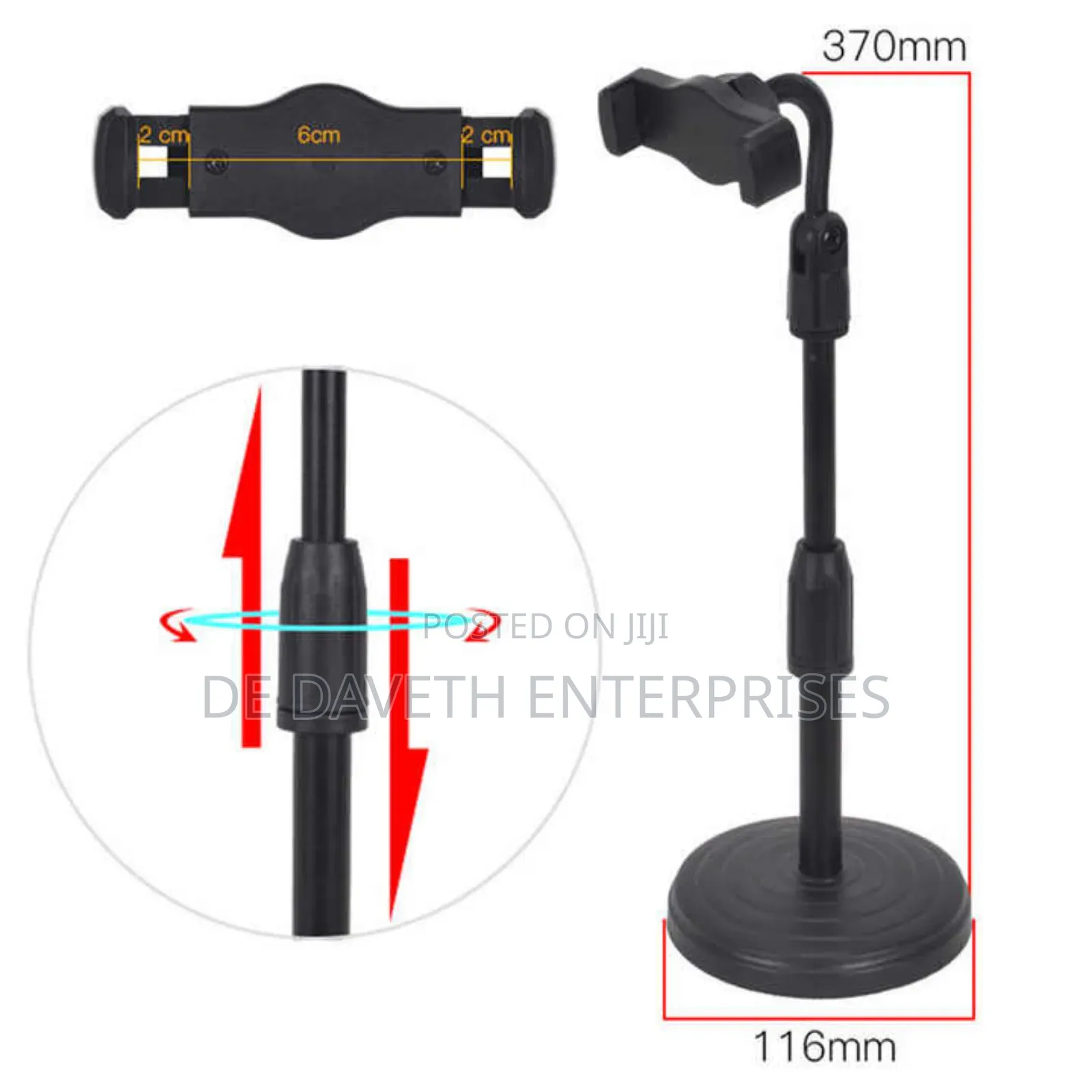 Extendable Table Phone Holder for Live Streaming