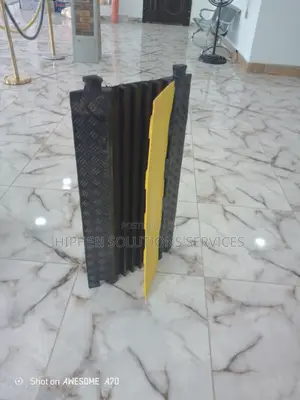 4-channel Heavy Duty Rubber Cable Protector Floor Cover