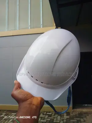 Orange Safety Helmet , Adjustable