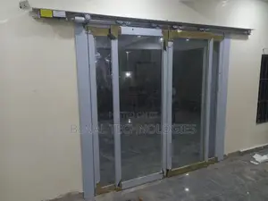 Automated Glass Door With Infrared Sensor