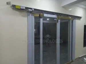Sensor-Driven Glass Sliding Entryway