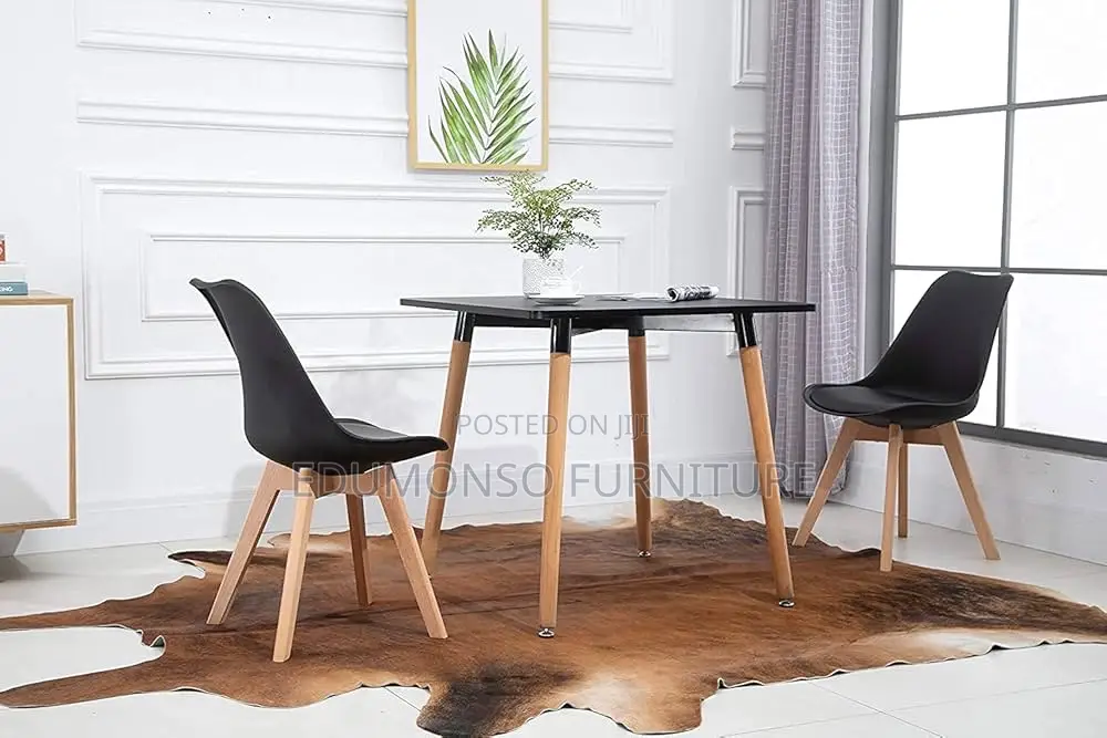 Dining Table With 2 X Plastic Chair