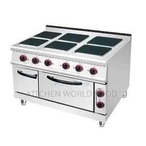 6burner Electric Cooker With Oven