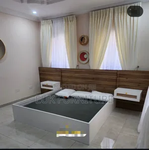 6 by 6 Bed Frame With Floating Bedside Drawer