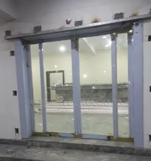 Sensor-Based Glass Sliding Entryway