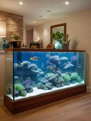 We Build Large Aquarium Fish Tank With Water Fountain