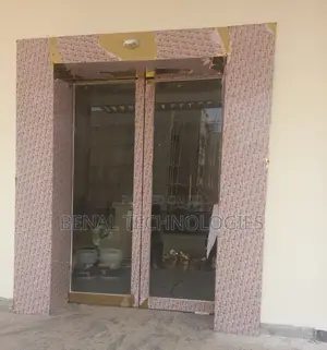 Motion-Activated Glass Entry Door