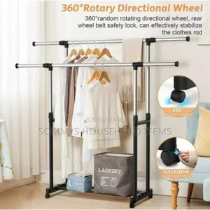 Extendable Double Pole Cloth Hanger
