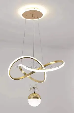 Modern Quality Luxury Crystal LED Single Drop Pendant Light