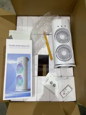 Double Ended Spray Rechargeable Fan