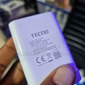 Tecno 33w U330TKB Follow Come Charger Adapter and Cable