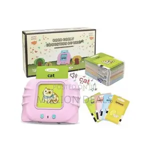 Kids Rechargeable Reading Talking Flash Cards for Children