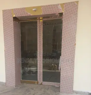Glass Panel Sliding Door With Sensor