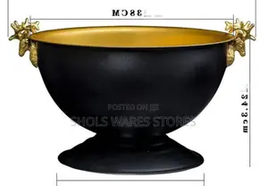 Quality Black Wine Bowl With Deer Ear