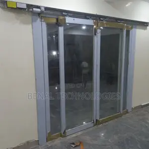 Smart Glass Door Entry With Sensor Integration