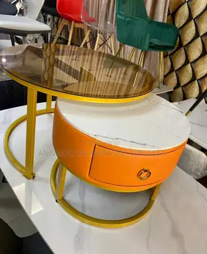 2 in 1 Color Marble Center Table