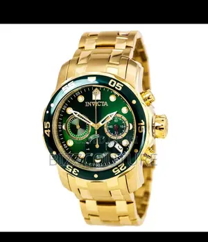 Original Invicta Chronograph Gold Chain Watch Is Available