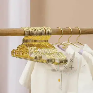 10pcs Aluminum Aloy Gold Luxury Clothes Hanger